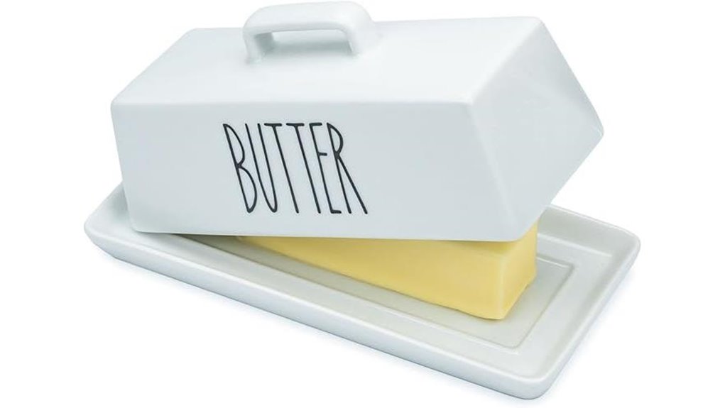 heartland porcelain butter dish