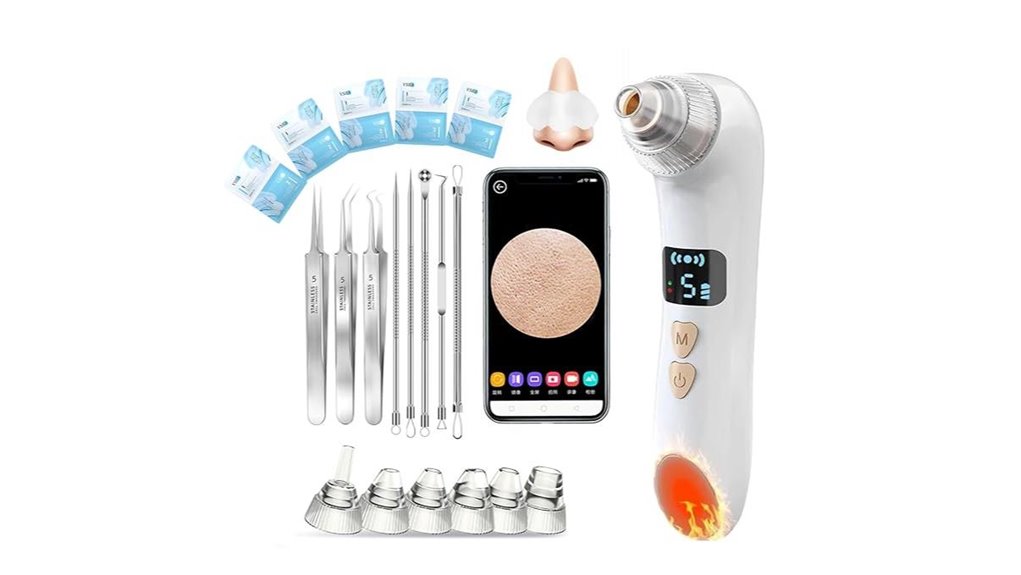 heat pore vacuum blackhead