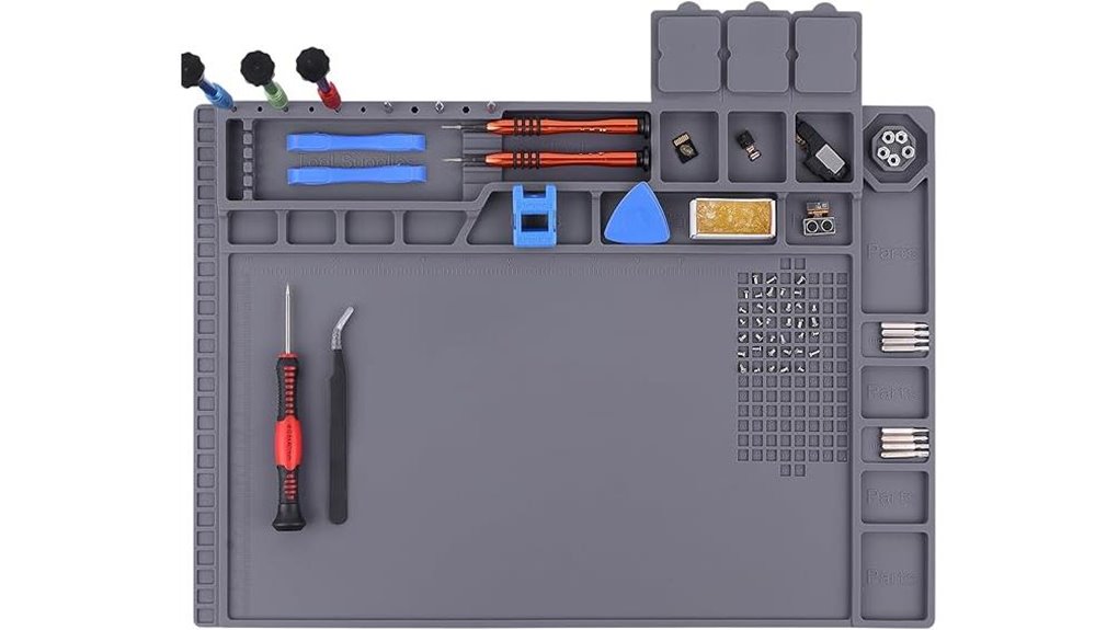 heat resistant magnetic soldering mat
