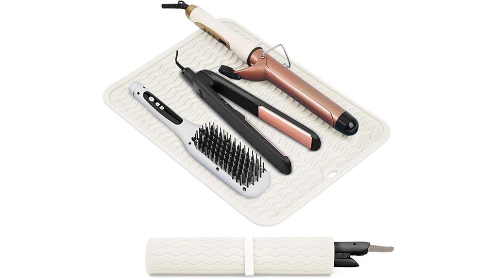 heat resistant oversized silicone mat