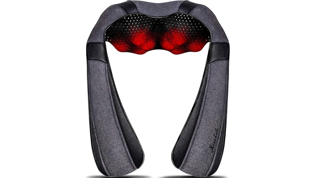 heat shiatsu neck massager