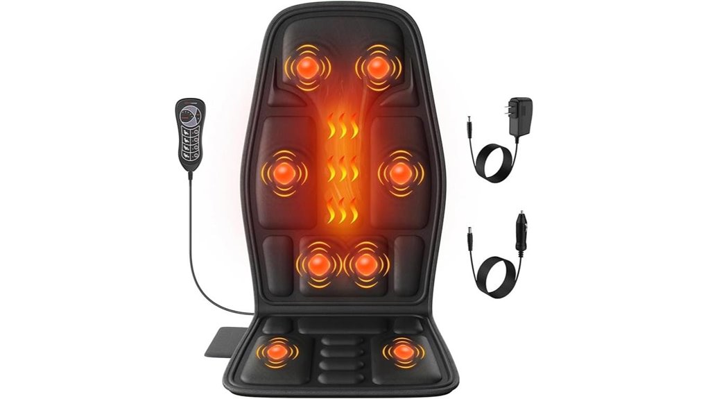 heat vibration chair massager