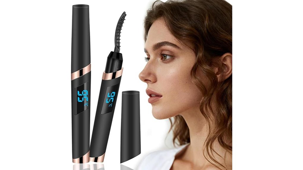 heated eyelash curler with four temperatures