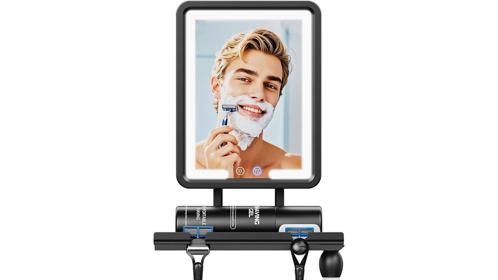 heated fogless dimmable mirror
