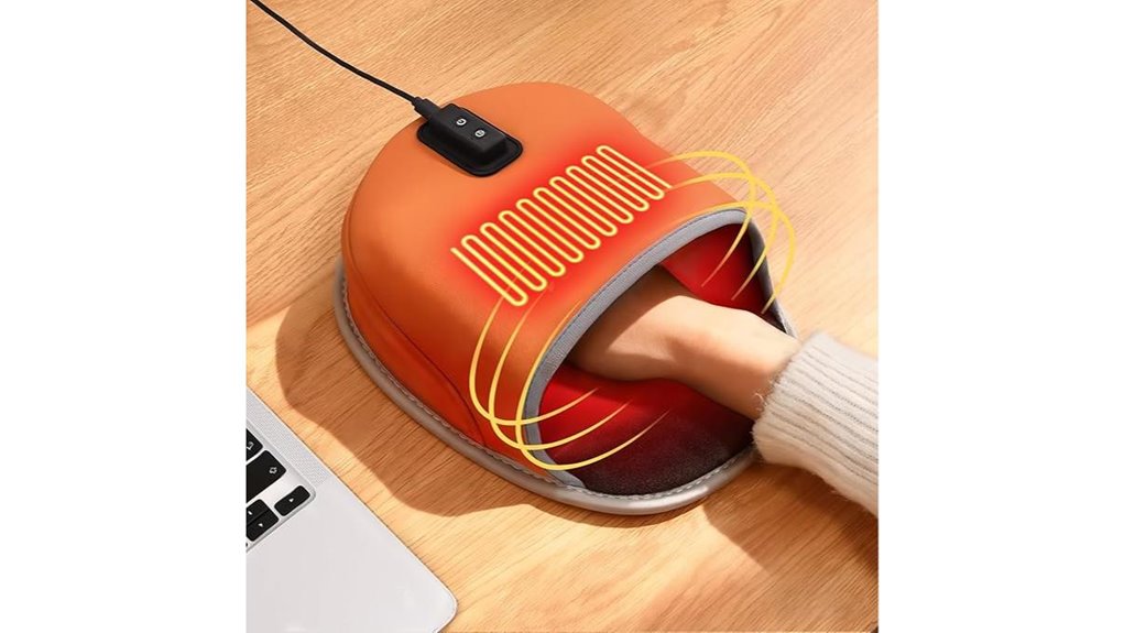 heated mouse pad with dual sided usb heating