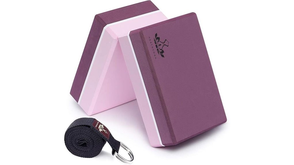 heathyoga blocks and strap set