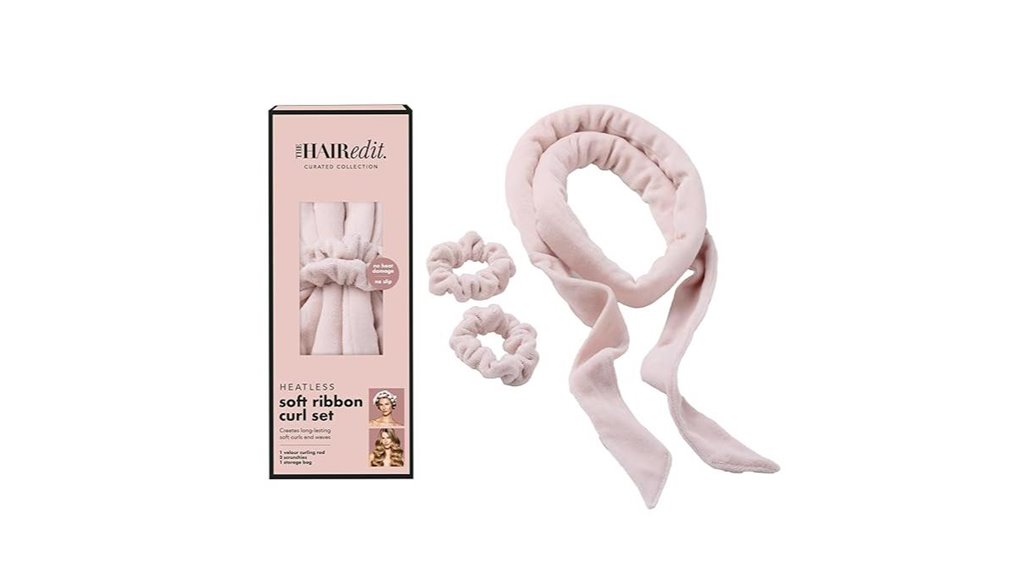 heatless curl scrunchie set
