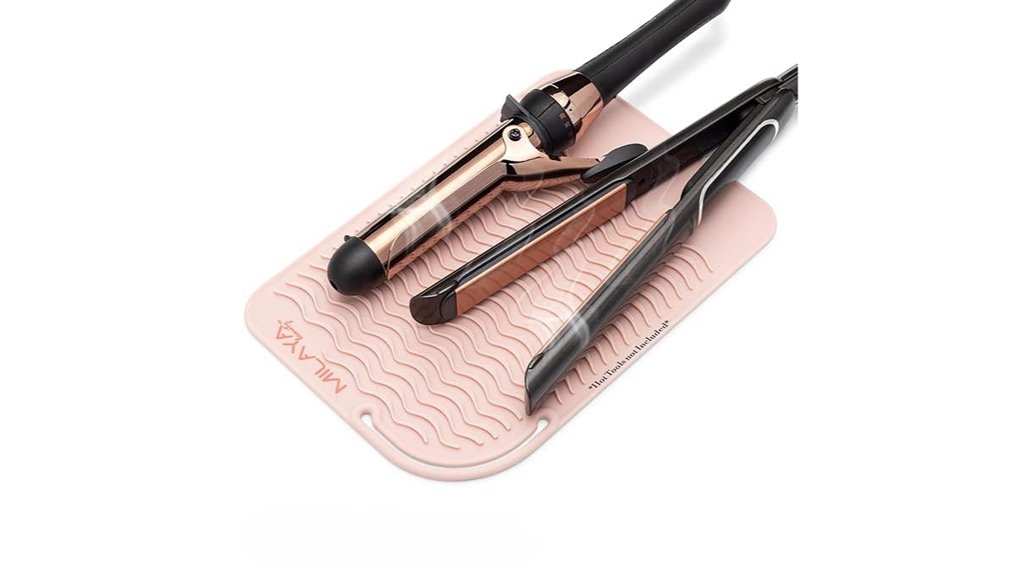 heatproof silicone hair mat