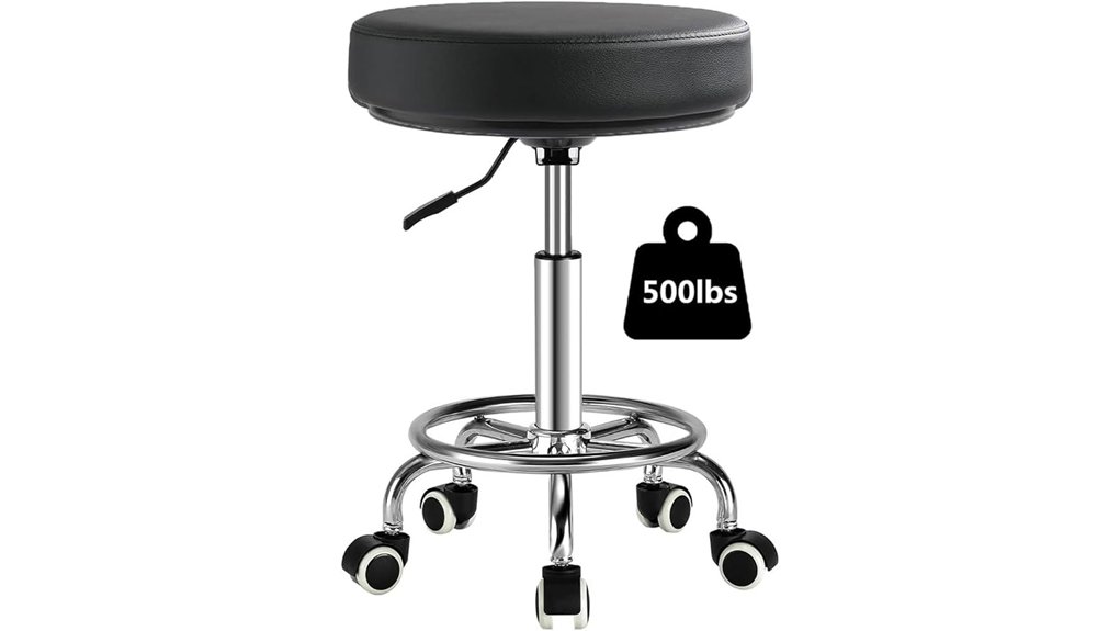 heavy 500lb rolling footrest