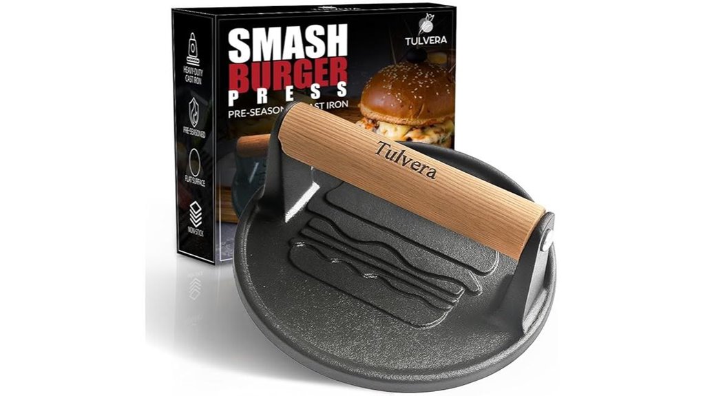 heavy cast iron smash press