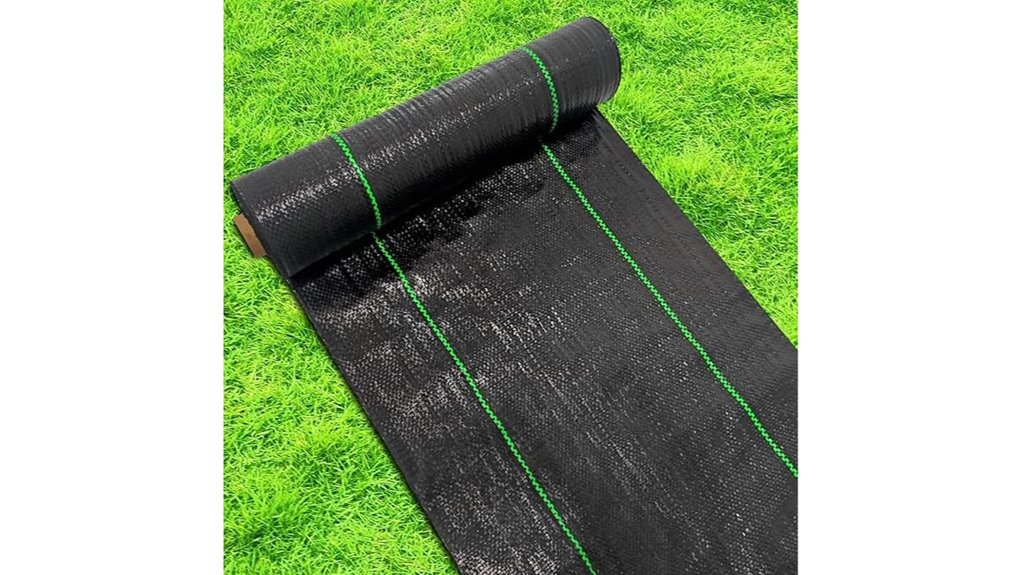 heavy duty 1 4x50ft weed barrier