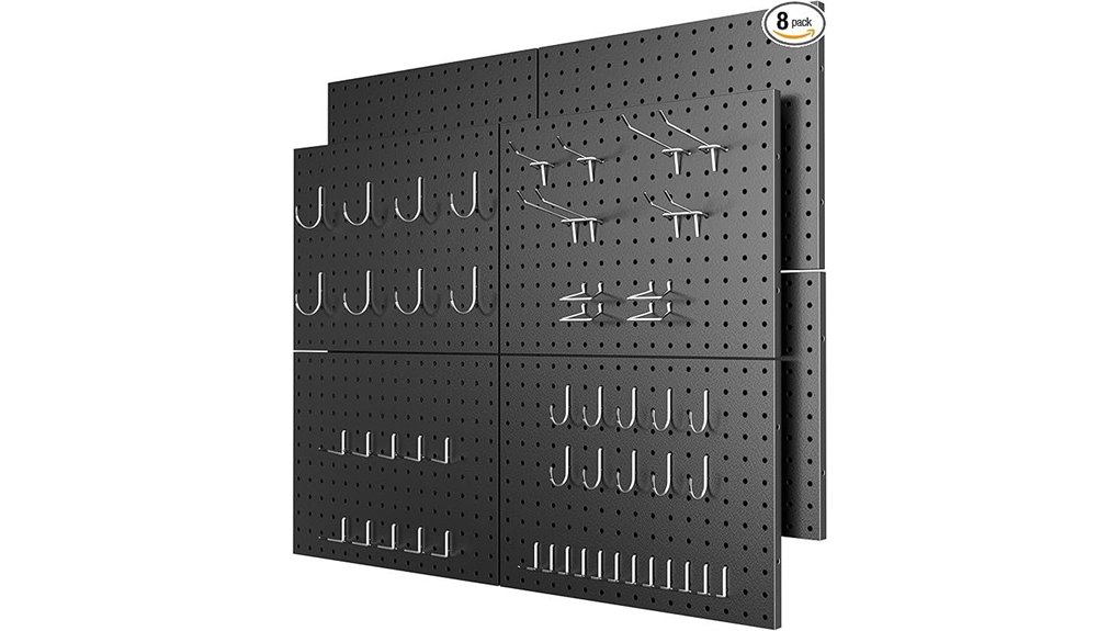 heavy duty 8 pack pegboards