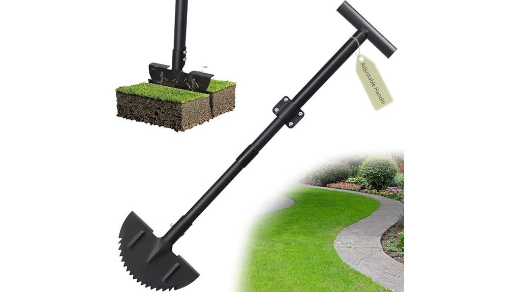 heavy duty adjustable lawn edger