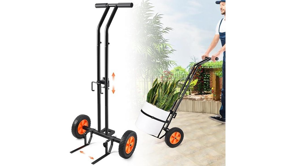 heavy duty adjustable wheeled dolly