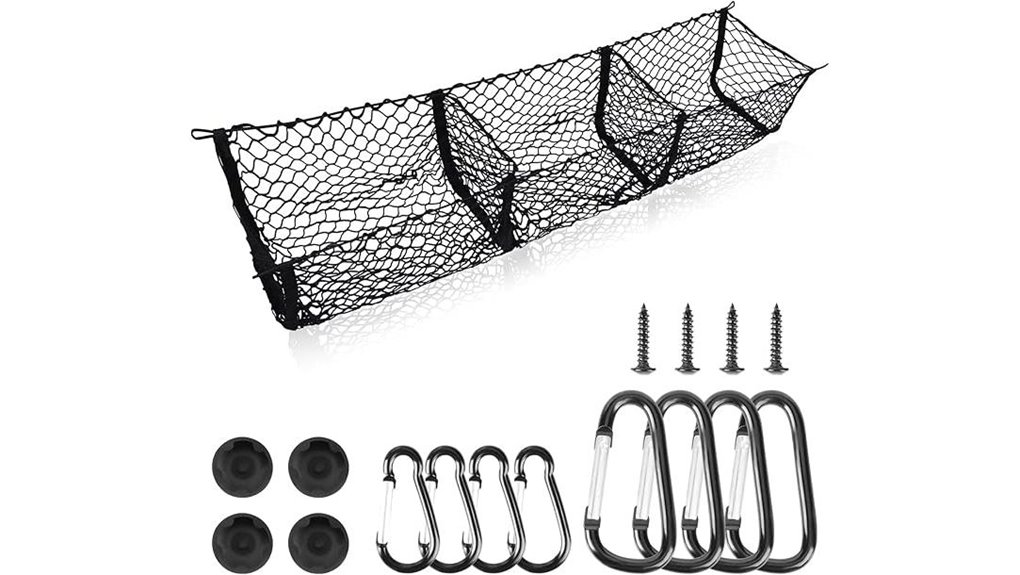 heavy duty cargo net organizer