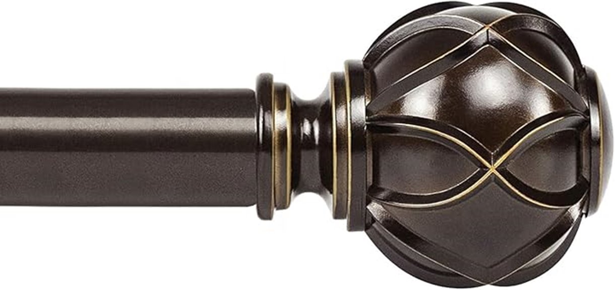 heavy duty curtain rods 72 144