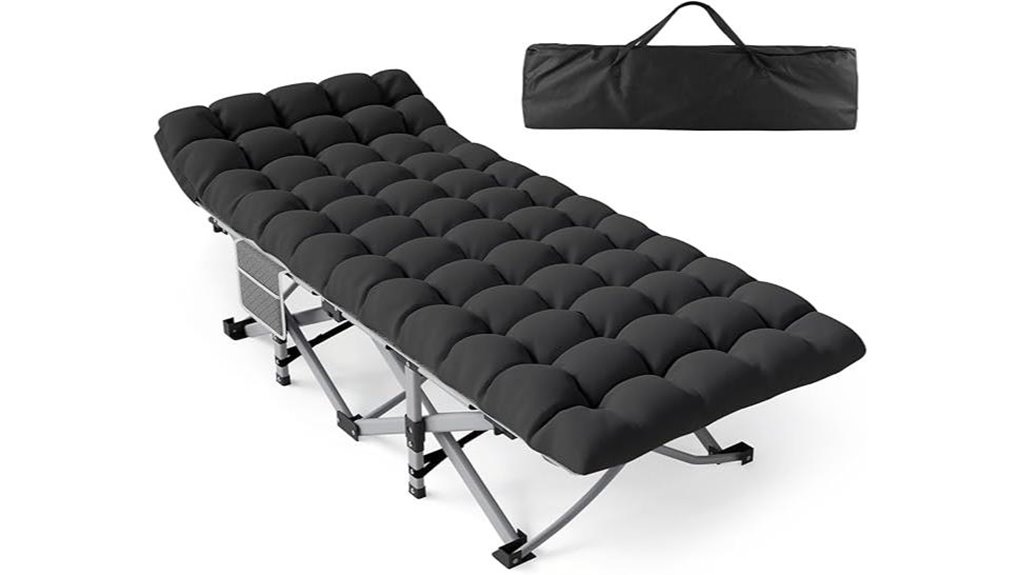 heavy duty portable camping cot