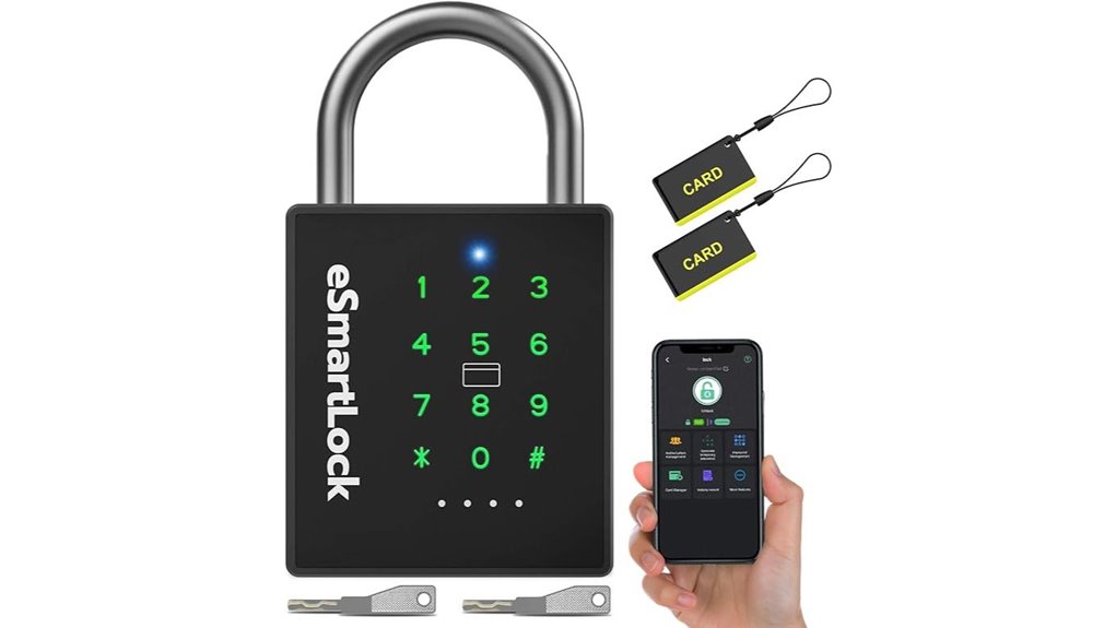 heavy duty smart keyless padlock