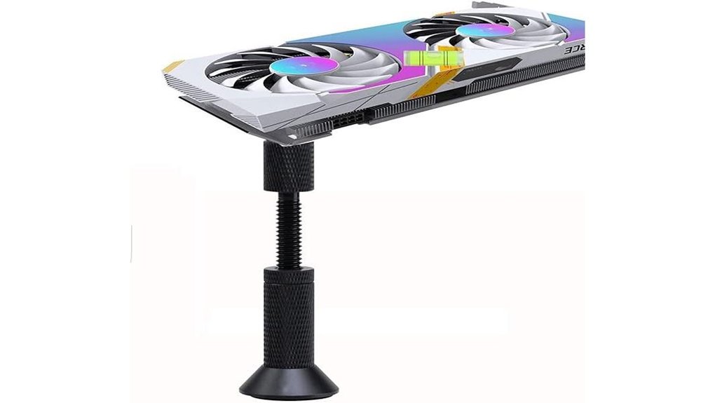 heavy gpu support bracket for sagging graphics card
