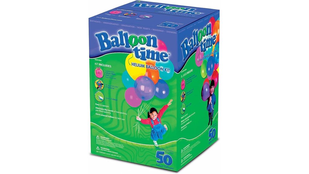 helium tank kit description