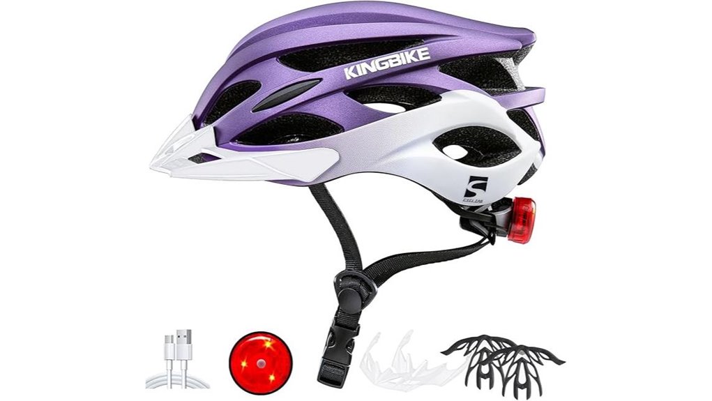 helmet usb light visor
