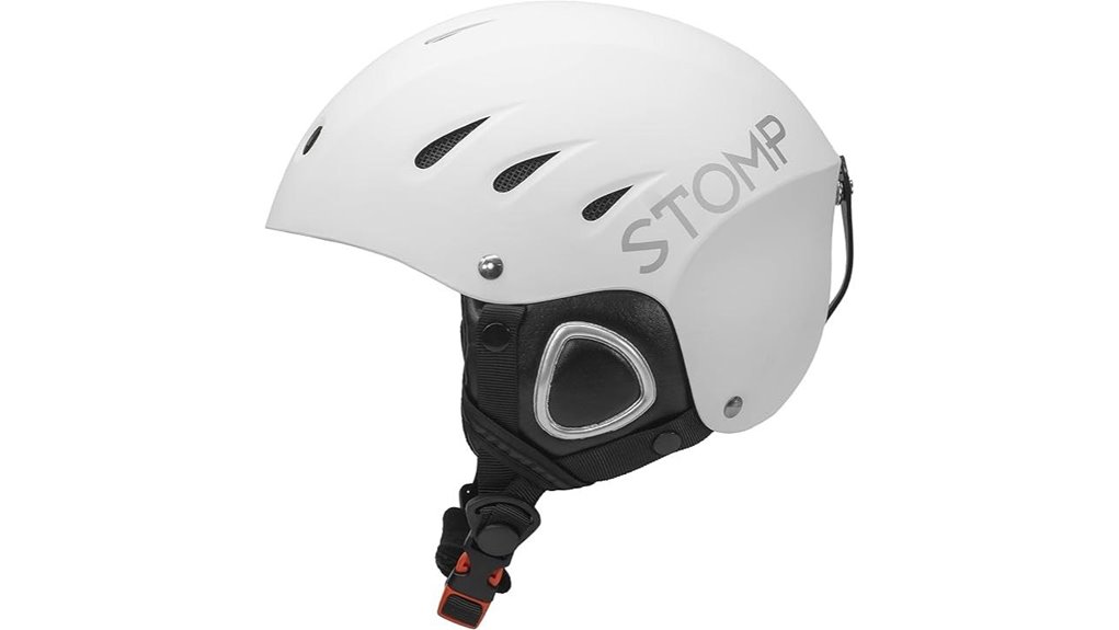 helmet with ear pocket