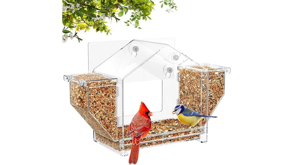 high capacity dual hopper window feeder