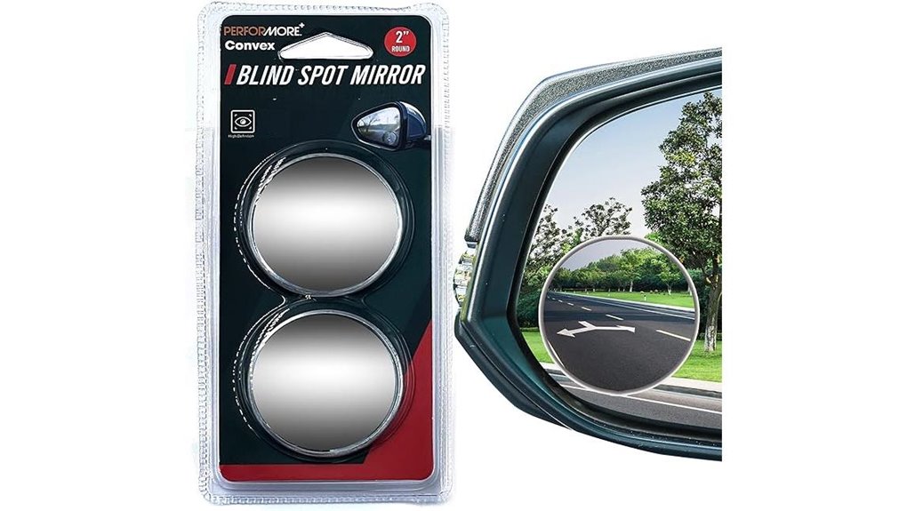 high def blind spot convex mirrors