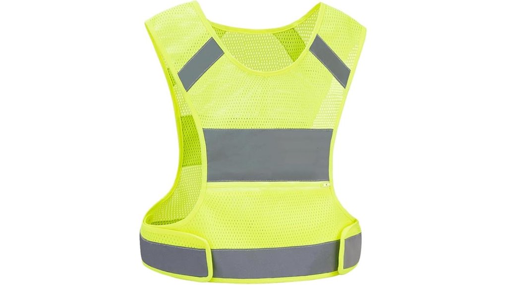 high visibility vest with pocket