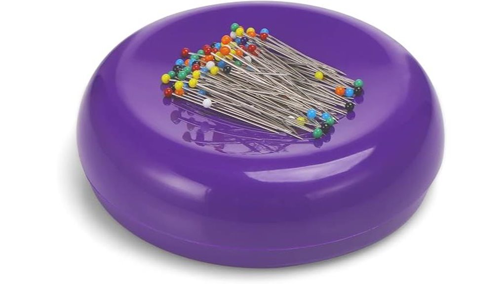 hilltian purple magnetic pin cushion