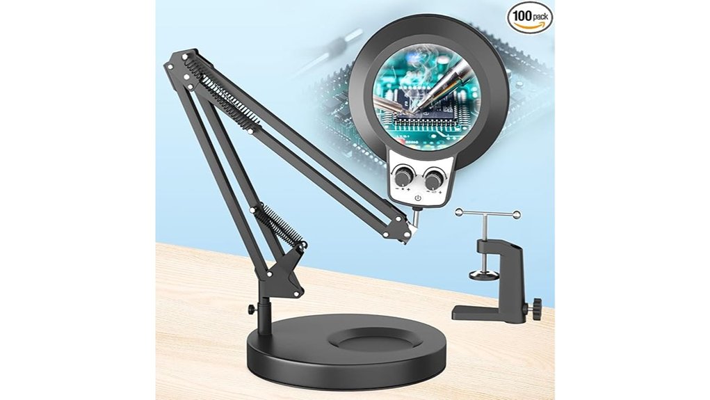 hitti 12x led clamp lens