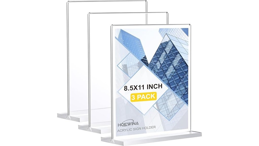 hoewina 8 5x11 sign holder
