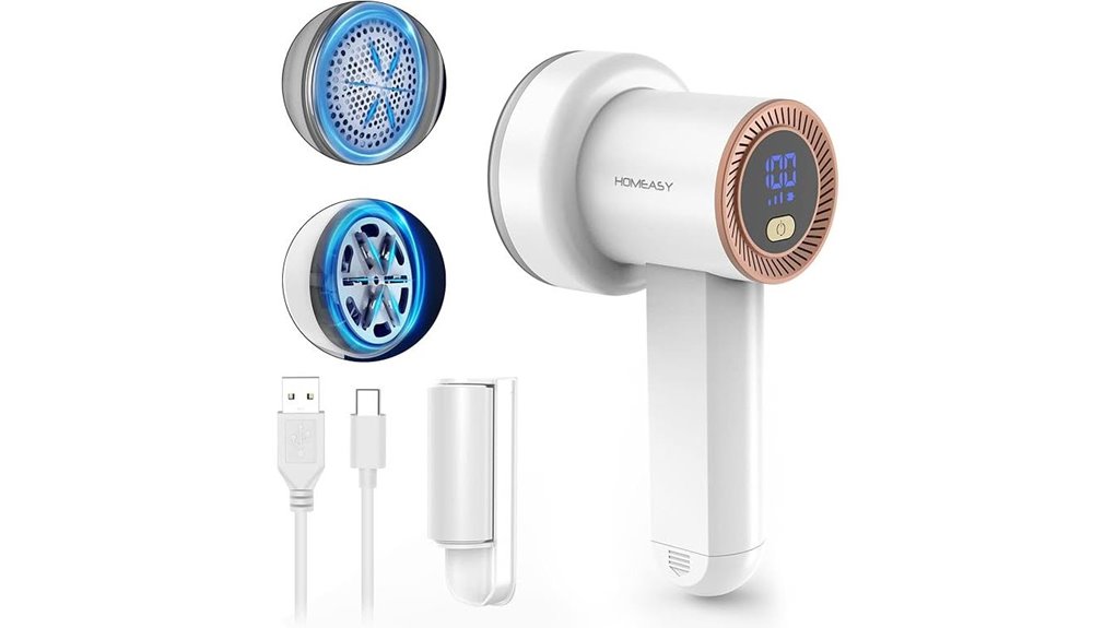 homeasy rechargeable fabric shaver