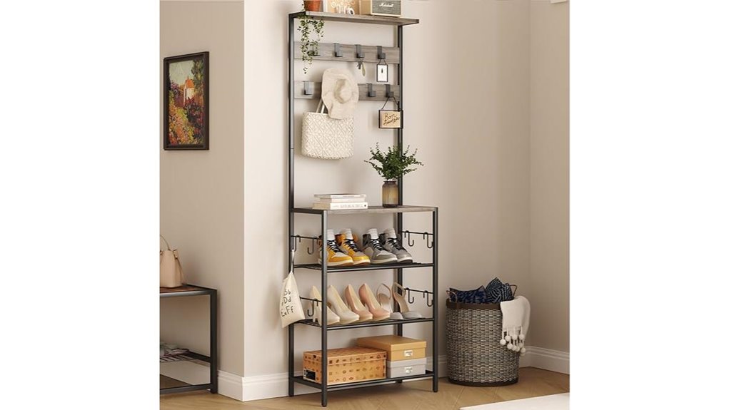 homefort 5 tier coat rack