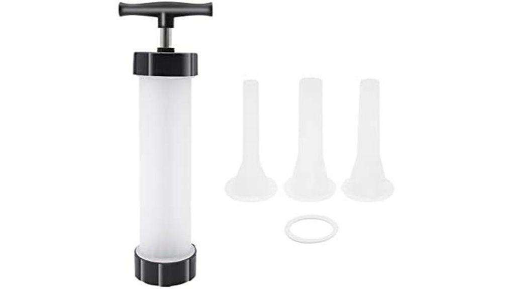 homemade sausage maker with tubes