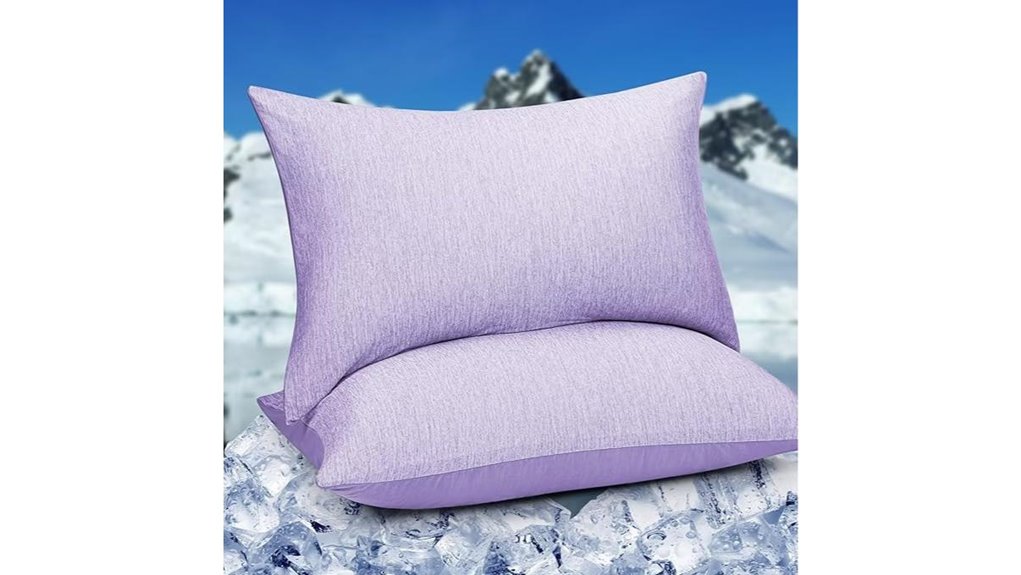 homfine cooling pillowcases queen