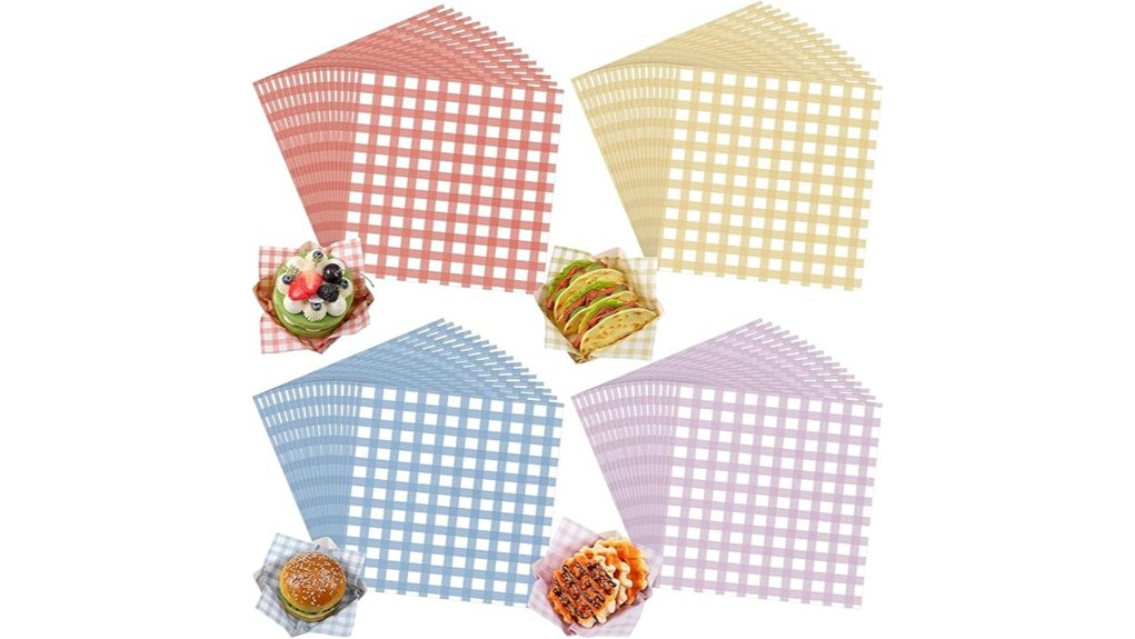 honeydak checkered wax paper