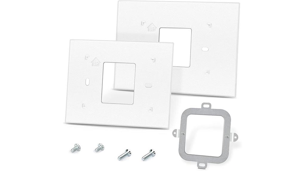 honeywell thermostat wall plate replacement