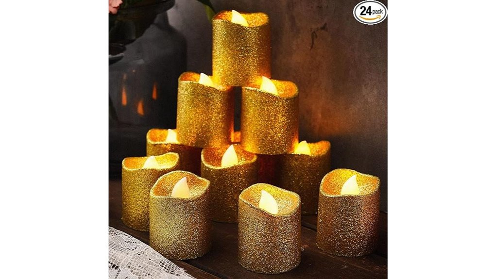 honoson 24 pack led tea lights