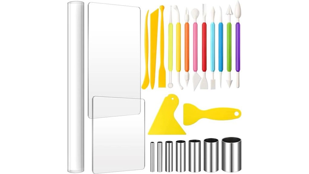 honoson 24 piece clay tools
