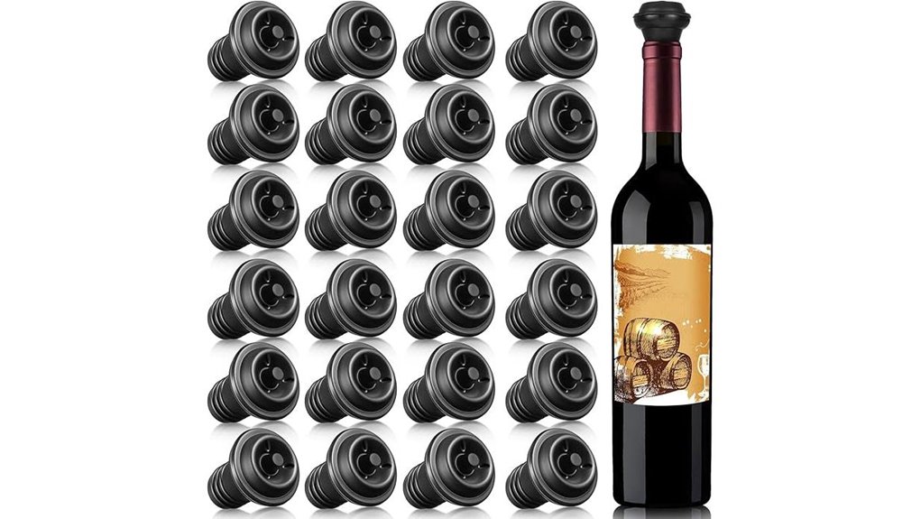 honoson wine stopper set black