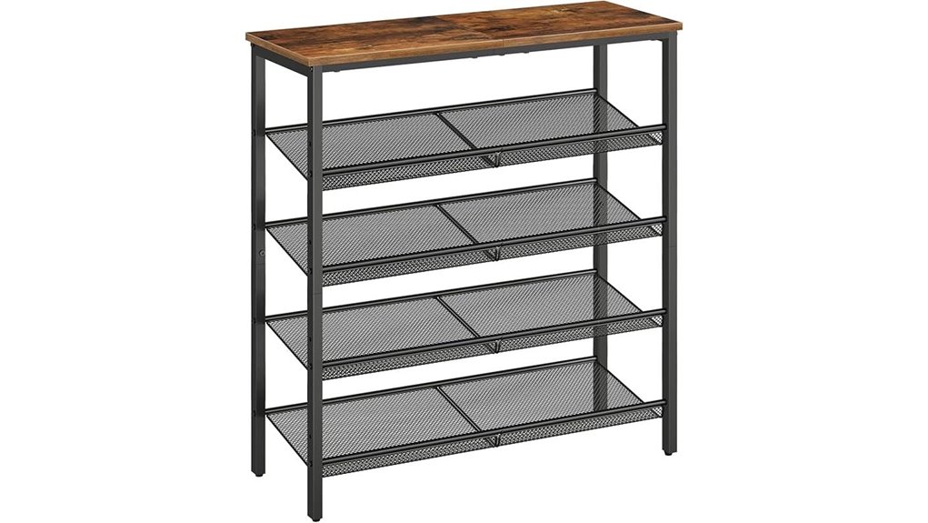 hoobro rustic 5 tier rack