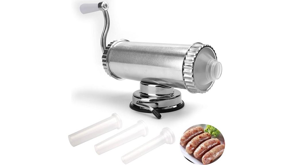 horizontal stainless steel sausage stuffer