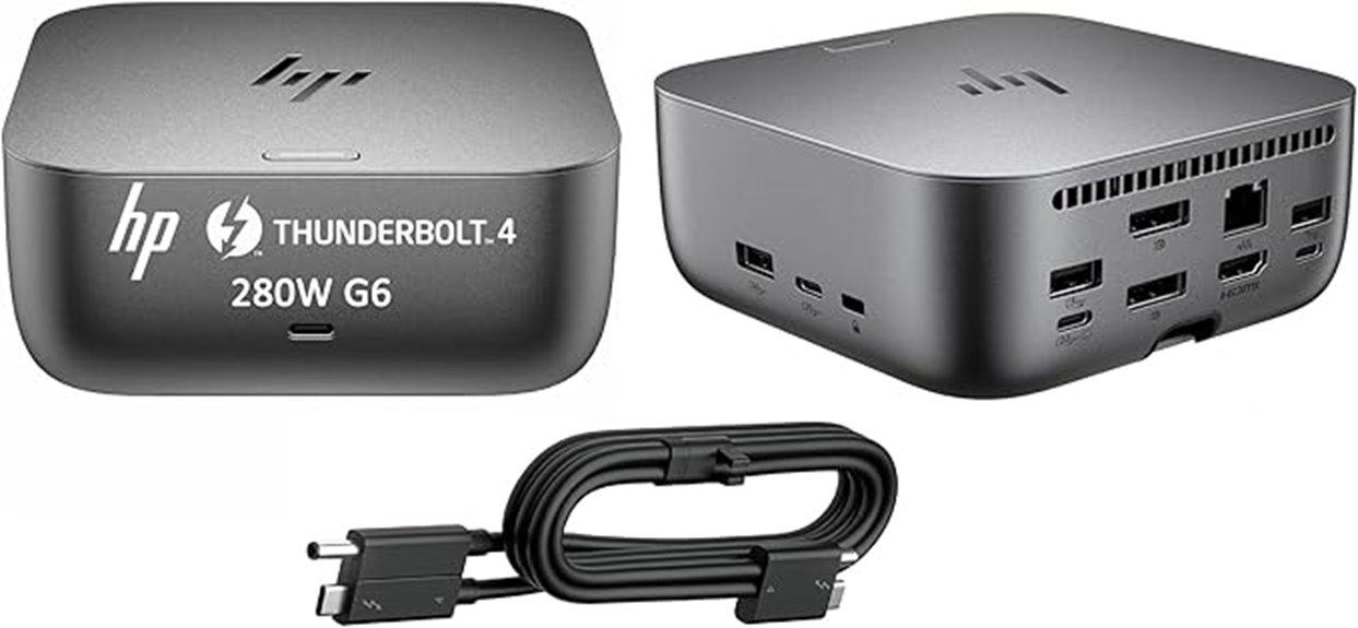 hp thunderbolt 4 ultra dock 280w