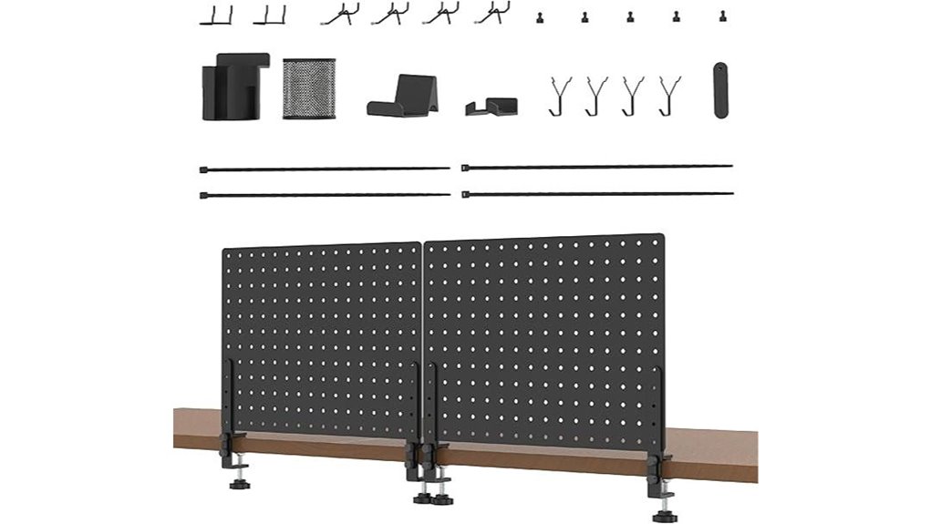 huhole clamp no drill pegboard