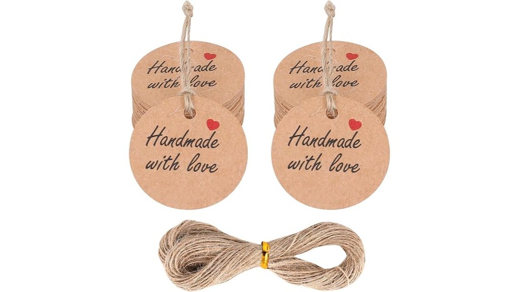 hundred brown love tags