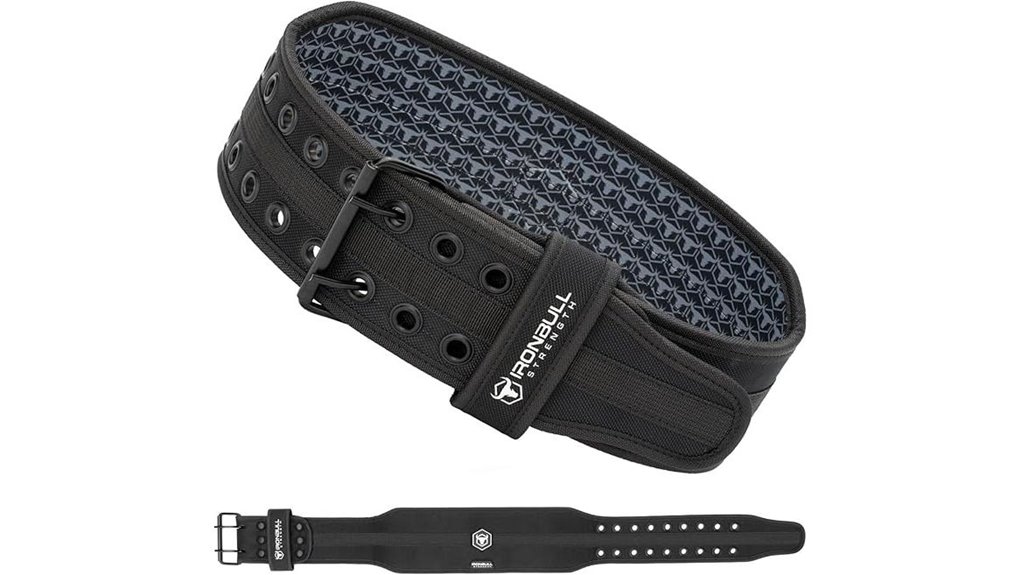 hybrid weight lifting belt neoprene interior