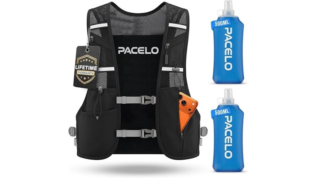 hydration vest dual flask