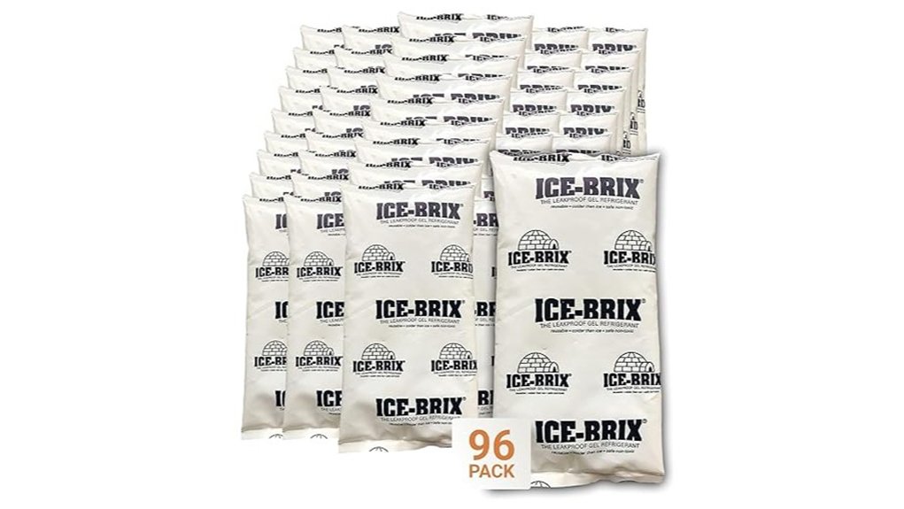 ice brix 96 pack gel shipping
