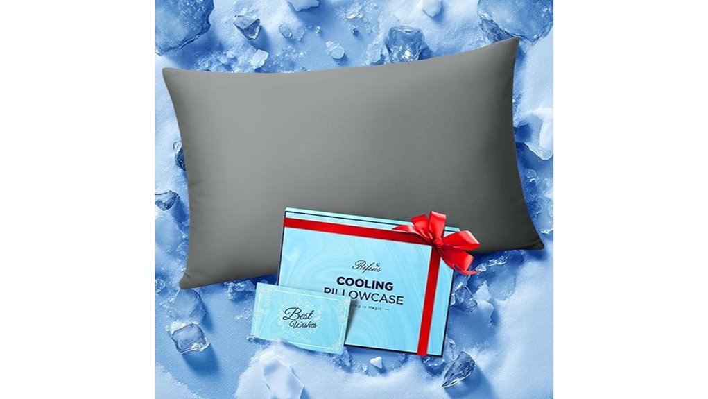 ice cooling pillowcase for hot sleepers